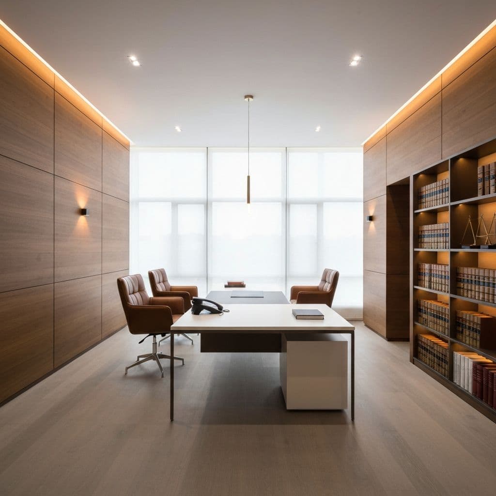 Professional law office interior